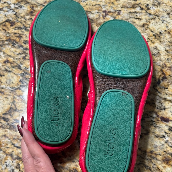 Tieks Vibrant Pink Women's Flats - Picture 6 of 9